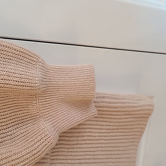 Free People Beach Picnic Sweater Mini Dress Oversized Size S Color: Natural - Picture 5 of 14